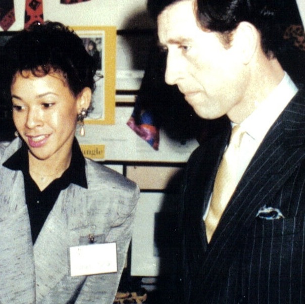 Our Founder, Wendy Souter, with the then HRH Prince Charles (now King Charles 11)